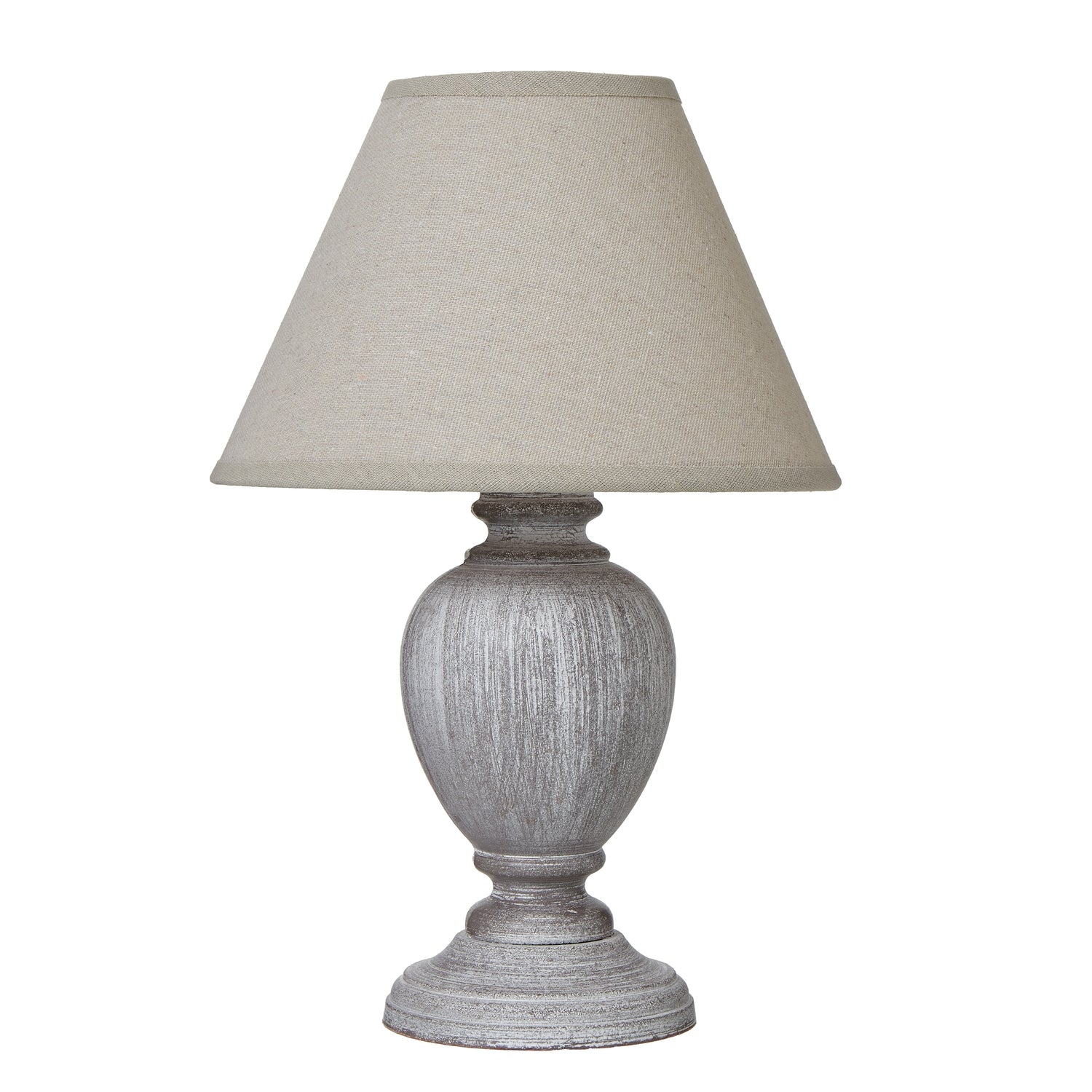 Urn Table Lamp with Linen Shade