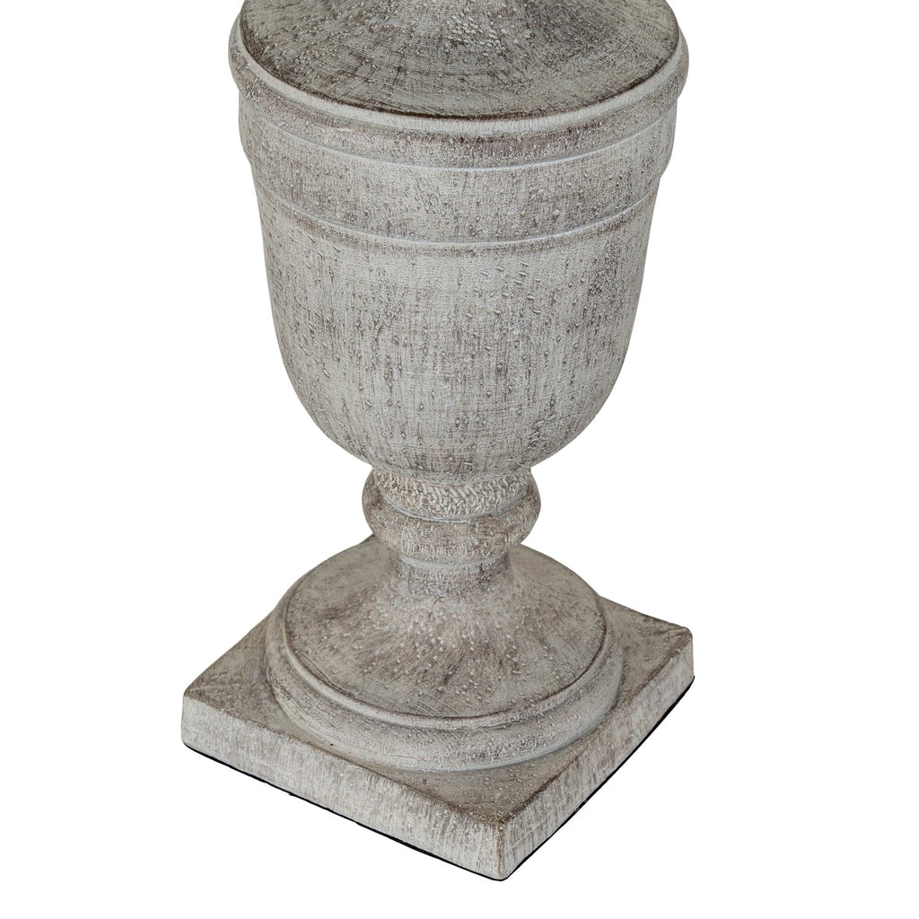 Textured Table Lamp with Linen Shade