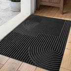 Non Slip Geometric Microfiber Door Mat
