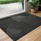 Non Slip Geometric Microfiber Door Mat
