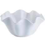 Ceramic Serving Bowl with Wavy Edge