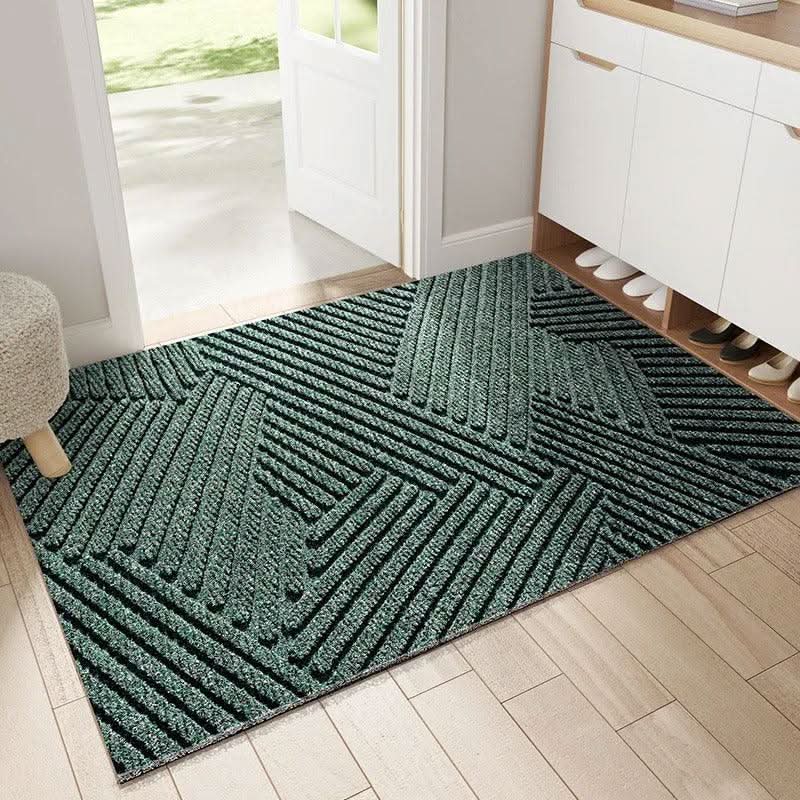 Non Slip Woven Geometric Floor Mat