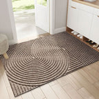 Non Slip Woven Geometric Floor Mat