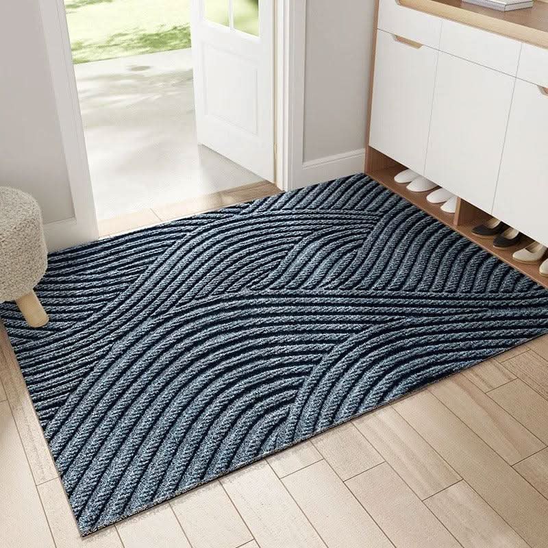 Non Slip Woven Geometric Floor Mat