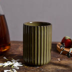 Ceramic Tall Ripple Mugs Set of 2 and 4