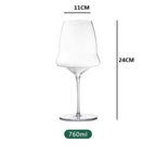 Elegant Crystal Wine Glass Set