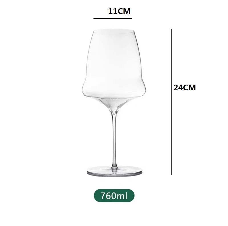 Elegant Crystal Wine Glass Set