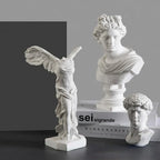 Greek Victory Statue Resin Sculpture with Classical Winged Figurine