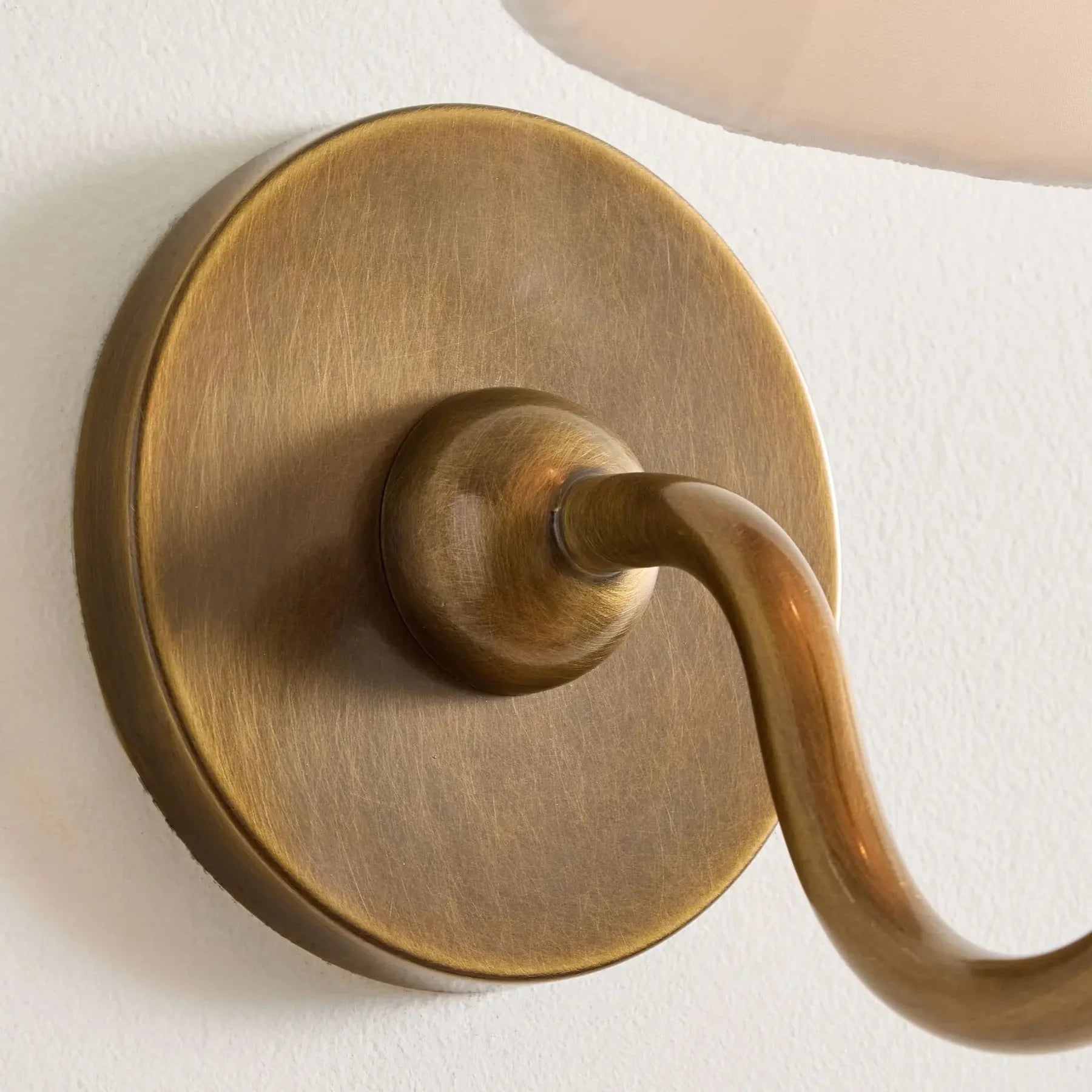 French Style Wall Sconce with Linen Shade