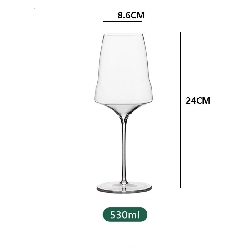 Elegant Crystal Wine Glass Set