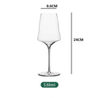 Elegant Crystal Wine Glass Set