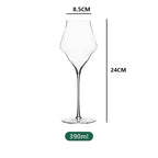 Elegant Crystal Wine Glass Set
