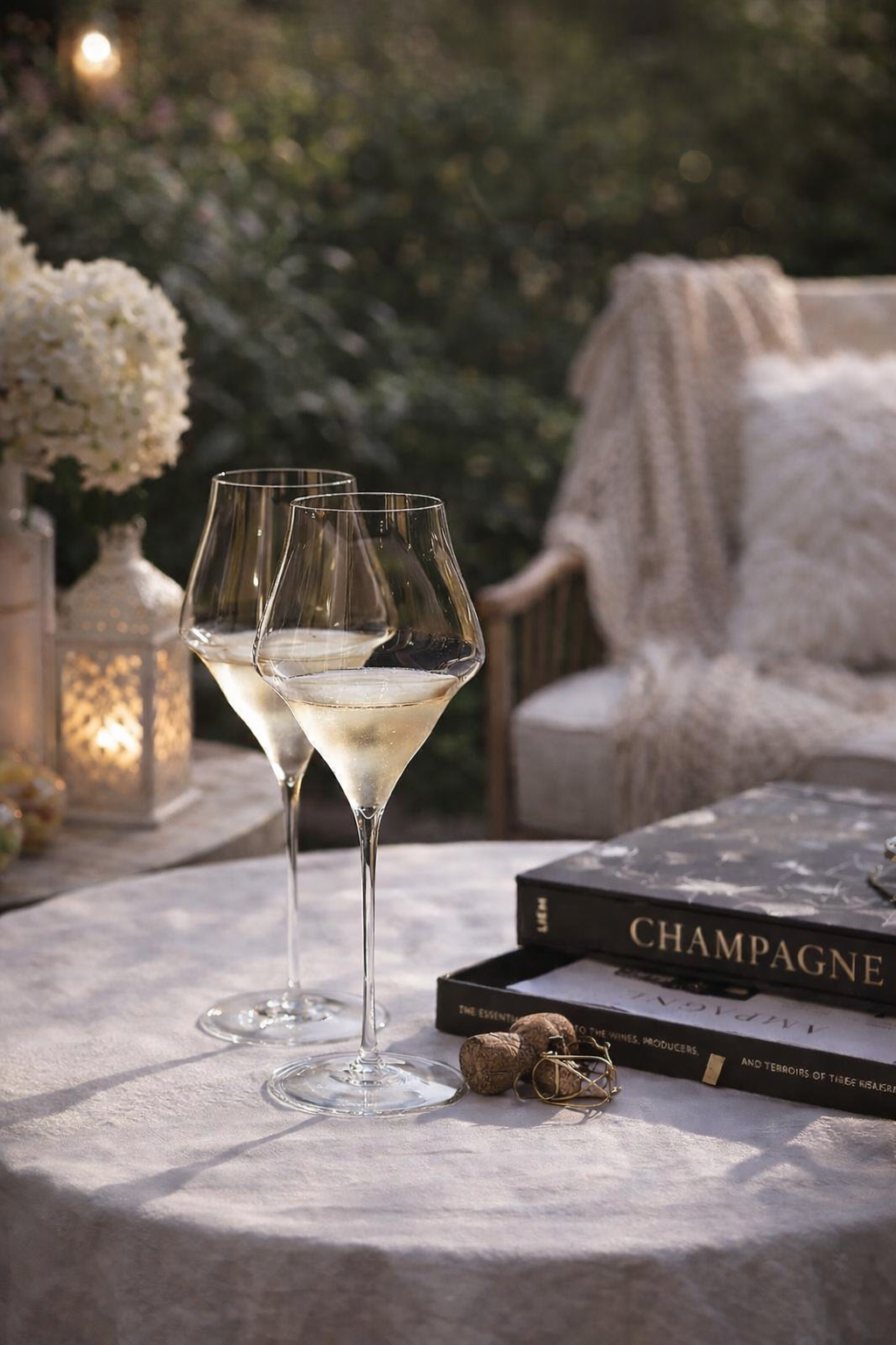 Elegant Crystal Wine Glass Set