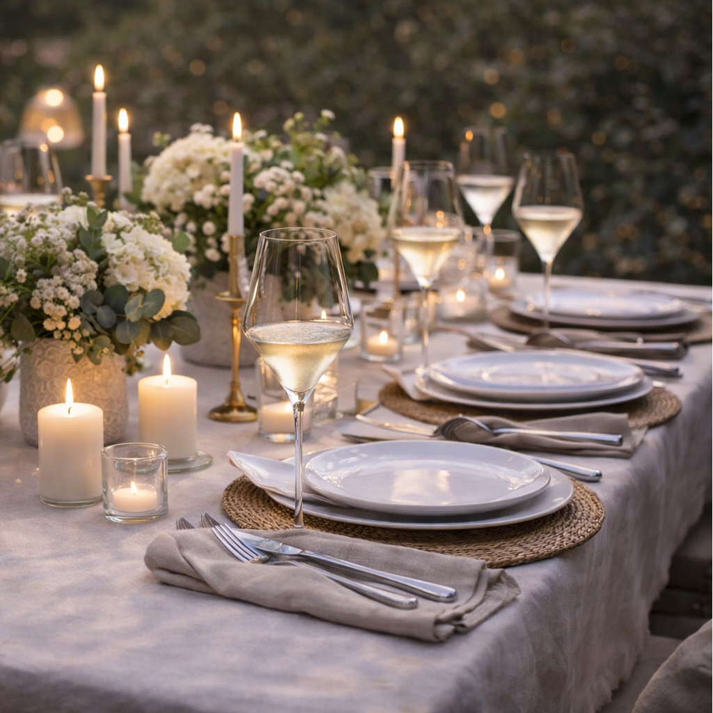 Elegant Crystal Wine Glass Set
